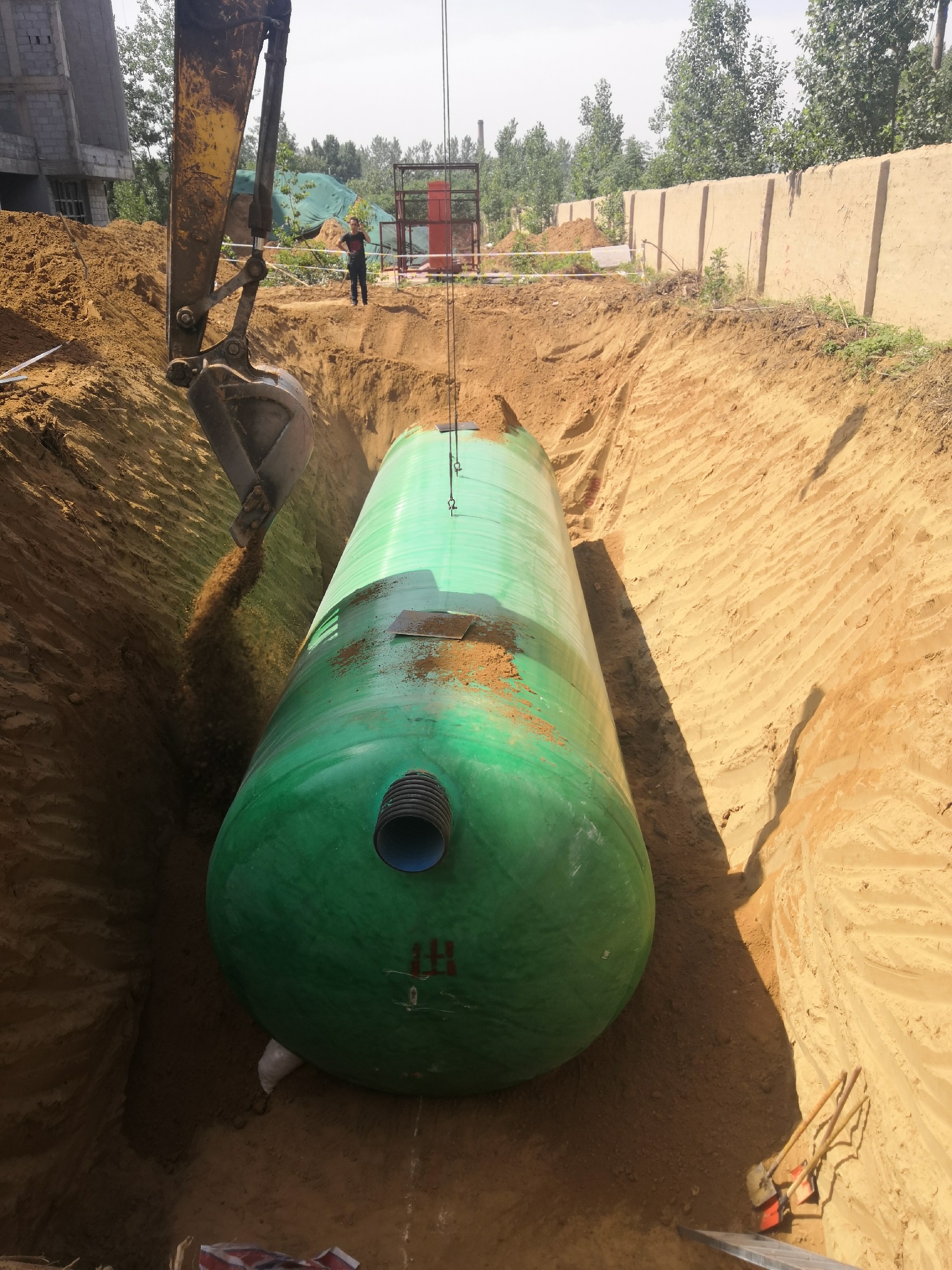 三門峽學(xué)校玻璃鋼化糞池工程施工廠家-加工安裝定做